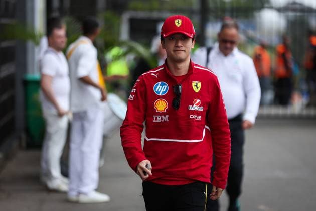 F1 - SAO PAULO GRAND PRIX 2025 ZHOU Guanyu (chi), Scuderia Ferrari Reserve Driver, portrait during the 2025 Formula 1 Grande Premio de Sao Paulo, 2025 Sao Paulo Grand Prix, 21th round of the 2025 FIA Formula One World Championship, WM, Weltmeisterschaft from November 7 to 9, 2025 on the Interlagos, in Sao Paulo, Brazil - Sao PauloBrazil  Copyright: xANTONINxVINCENTx