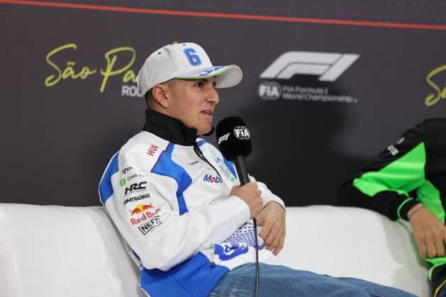 F1 - SAO PAULO GRAND PRIX 2025 press conference, PK, Pressekonferenz HADJAR Isack (fra), Visa Cash App RB F1 Team VCARB02, portrait during the 2025 Formula 1 Grande Premio de Sao Paulo, 2025 Sao Paulo Grand Prix, 21th round of the 2025 FIA Formula One World Championship, WM, Weltmeisterschaft from November 7 to 9, 2025 on the Interlagos, in Sao Paulo, Brazil - Sao PauloBrazil Copyright: xANTONINxVINCENTx