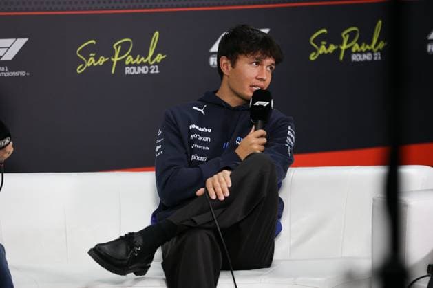 F1 - SAO PAULO GRAND PRIX 2025 press conference, PK, Pressekonferenz ALBON Alexander (tha), Williams Racing FW47, portrait during the 2025 Formula 1 Grande Premio de Sao Paulo, 2025 Sao Paulo Grand Prix, 21th round of the 2025 FIA Formula One World Championship, WM, Weltmeisterschaft from November 7 to 9, 2025 on the Interlagos, in Sao Paulo, Brazil - Sao PauloBrazil  Copyright: xANTONINxVINCENTx