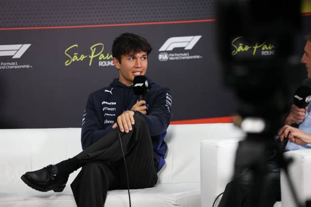F1 - SAO PAULO GRAND PRIX 2025 press conference, PK, Pressekonferenz ALBON Alexander (tha), Williams Racing FW47, portrait during the 2025 Formula 1 Grande Premio de Sao Paulo, 2025 Sao Paulo Grand Prix, 21th round of the 2025 FIA Formula One World Championship, WM, Weltmeisterschaft from November 7 to 9, 2025 on the Interlagos, in Sao Paulo, Brazil - Sao PauloBrazil  Copyright: xANTONINxVINCENTx