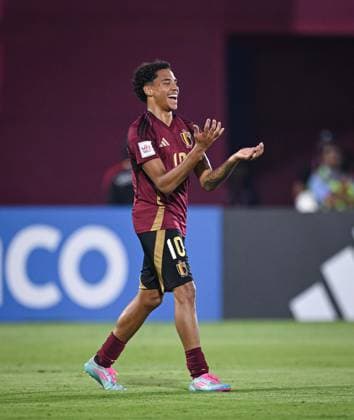 Football, Junior U 17 World Cup 2025 in Doha Qatar Preliminary round 06 11 2025 Group D Belgium Fiji JUBEL Belgium Noah Fernandez