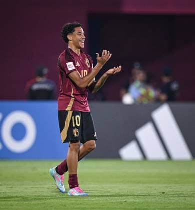 Football, Junior U 17 World Cup 2025 in Doha Qatar Preliminary round 06 11 2025 Group D Belgium Fiji JUBEL Belgium Noah Fernandez