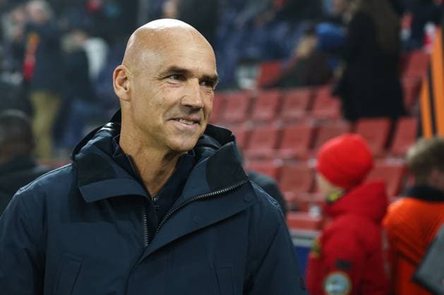 SOCCER - UEFA EL, RBS vs Deventer SALZBURG,AUSTRIA,06.NOV.25 - SOCCER - UEFA Europa League, Red Bull Salzburg vs Go Ahead Eagles Deventer. Image shows head coach Thomas Letsch (RBS).  GEPAxpictures xDavidxGeieregger