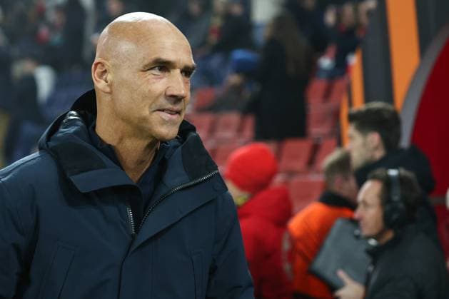 SOCCER - UEFA EL, RBS vs Deventer SALZBURG,AUSTRIA,06.NOV.25 - SOCCER - UEFA Europa League, Red Bull Salzburg vs Go Ahead Eagles Deventer. Image shows head coach Thomas Letsch (RBS).  GEPAxpictures xDavidxGeieregger