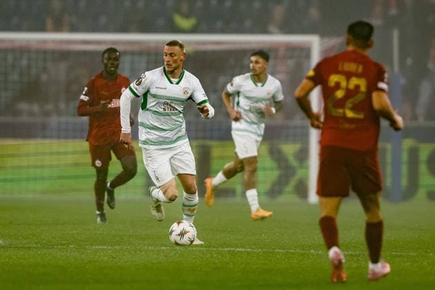 SALZBURG , 06-11-2025 , Red Bull Arena , season 2025 2026 , UEFA Europa League League phase . match between RB Salzburg and Go Ahead Eagles, Picture shows GA Eagles player Joris Kramer Salzburg - Go Ahead Eagles  x31889332x Copyright:
