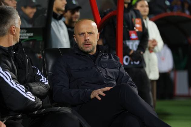 6 November 2025 UEFA Conference League, Round 3 FC Noah vs SK Sigma Olomouc Republican Stadium after Vazgen Sargsyan, Yerevan, Armenia 6 November 2025 UEFA Conference League, Round 3 FC Noah vs SK Sigma Olomouc Republican Stadium after Vazgen Sargsyan, Yerevan, Armenia. Noah coach Sandro Perkovic