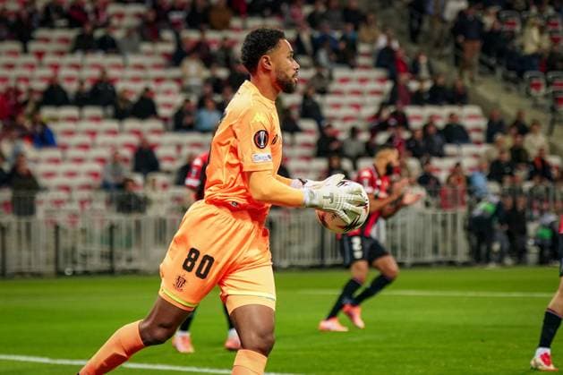 Football, UEFA Europa League 2025 26, Matchday 4 OGC Nice vs SC Freiburg Allianz Riviera Nice, France Yehvann Diouf OGC Nice, 80 Copyright: xJOERANxSTEINSIEKx