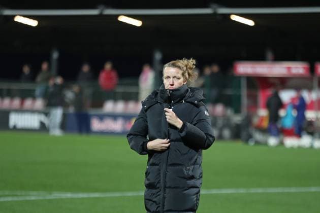 Google Pixel Womens Bundesliga, RB Leipzig FC Carl Zeiss Jena 06 11 2025 Viola Odebrecht Head of Womens and Girls Football, RB Leipzig Football, Google Pixel Womens Bundesliga, Season 2025 2026, 9 Matchday RB Leipzig vs FC Carl Zeiss Jena on 06 11 2025, Training Center Cottaweg, Leipzig DFB REGULATIONS PROHIBIT ANY USE OF PHOTOGRAPHS AS IMAGE SEQUENCES AND OR QUASI VIDEO Copyright: xBEAUTIFULxSPORTS JanxKaeferx