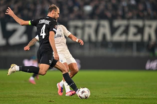 SOCCER - UEFA EL, Sturm vs Nottingham GRAZ,AUSTRIA,06.NOV.25 - SOCCER - UEFA Europa League, SK Sturm Graz vs Nottingham Forest. Image shows Jon Gorenc Stankovic (Sturm).  GEPAxpictures xAvnixRetkoceri