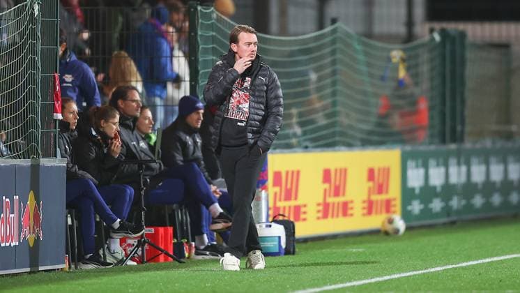 RB Leipzig Jena 1 Bundesliga Women Leipzig, Training center at Cottaweg, 06 11 2025, Football, Women, Season 2025 2026, Women Bundesliga, 9 Matchday , RB Leipzig FC Carl Zeiss Jena , In the picture from l ,