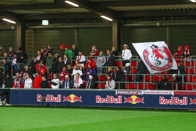 RB Leipzig Jena 1 Bundesliga Women Leipzig, Training Center at Cottaweg, 06 11 2025, Football, Women, Season 2025 2026, Women Bundesliga, Matchday 9 , RB Leipzig FC Carl Zeiss Jena , In the picture Fans RB Lepzig1 ,