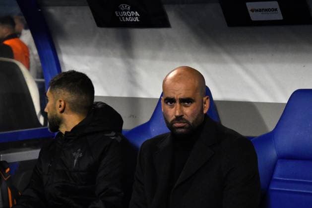 Zagreb, Croatia, November 06th 2025, Claudio Giraldez head coach of Celta during the UEFA Europa League, League phase Matchday 4, match between Dinamo Zagreb (Croatia) and Celta (Spain) at Stadium Maksimir, Zagreb, Croatia.(Photo by Natasa Kupljenik Sports Press Photo) Copyright: xNatasaxKupljenikx xSPPx Sportspressphoto_SPR57748