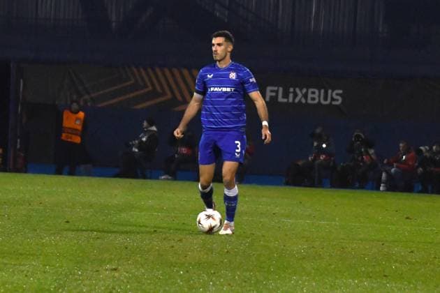 Zagreb, Croatia, November 06th 2025, Bruno Goda of Dinamo in action during the UEFA Europa League, League phase Matchday 4, match between Dinamo Zagreb (Croatia) and Celta (Spain) at Stadium Maksimir, Zagreb, Croatia.(Photo by Natasa Kupljenik Sports Press Photo) Copyright: xNatasaxKupljenikx xSPPx Sportspressphoto_SPR57763