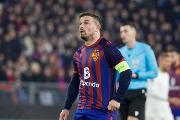 Xherdan Shaqiri FC Basel, 10 , Switzerland, Football, UEFA Europa League, Matchday 4, 2025 2026, FC Basel vs FCSB Bucharest, 06 11 2025, Sankt Jakob Park, Basel, Switzerland Basel Sankt Jakob Park Canton Basel City Switzerland Copyright: xGrantxHubbsx