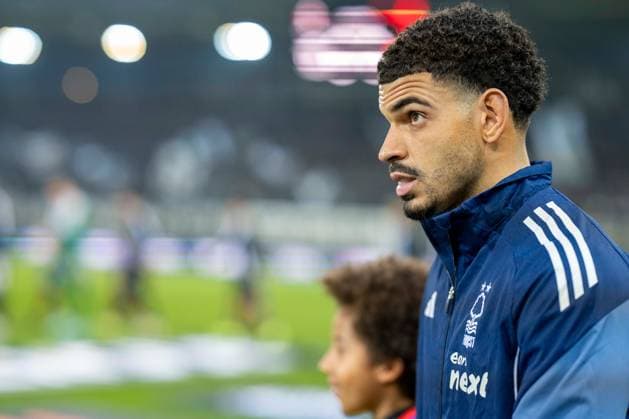 SOCCER - UEFA EL, Sturm vs Nottingham GRAZ,AUSTRIA,06.NOV.25 - SOCCER - UEFA Europa League, SK Sturm Graz vs Nottingham Forest. Image shows Morgan Gibbs-White (Nottingham).  GEPAxpictures xAvnixRetkoceri