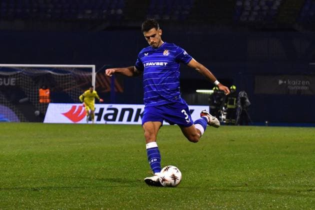 Zagreb, Croatia, November 06th 2025, Bruno Goda of Dinamo in action during the UEFA Europa League, League phase Matchday 4, match between Dinamo Zagreb (Croatia) and Celta (Spain) at Stadium Maksimir, Zagreb, Croatia.(Photo by Natasa Kupljenik Sports Press Photo) Copyright: xNatasaxKupljenikx xSPPx Sportspressphoto_SPR57764