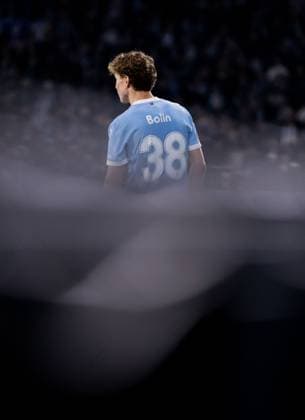 251106 Hugo Bolin of Malmö FF during the UEFA Europa League football match between Malmö FF and Panathinaikos on November 6, 2025 in Malmö Photo Petter Arvidson BILDBYRAN kod PA PA1108 fotboll football soccer fotball uefa europa league europa league malmö ff panathinaikos bbeng  Copyright: PETTERxARVIDSON BB251106PA078