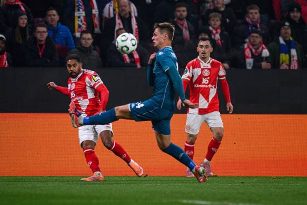 MAINZ, GERMANY - 6 NOVEMBER, 2025: Arnaud Nordin - The football match of UEFA Conference League 1. FSV Mainz 05 vs ACF Fiorentina at Mewa Arena.  Copyright: xVITALIIxKLIUIEVx
