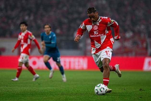 MAINZ, GERMANY - 6 NOVEMBER, 2025: Armindo Sieb - The football match of UEFA Conference League 1. FSV Mainz 05 vs ACF Fiorentina at Mewa Arena.  Copyright: xVITALIIxKLIUIEVx