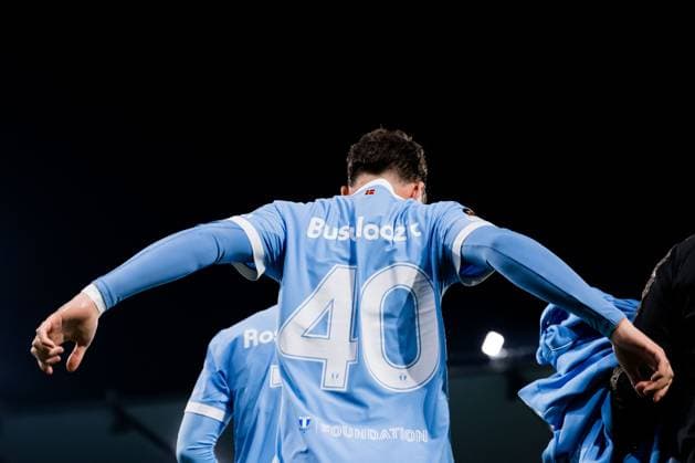 251106 Kenan Busuladzic of Malmö FF ahead of the UEFA Europa League football match between Malmö FF and Panathinaikos on November 6, 2025 in Malmö Photo Petter Arvidson BILDBYRAN kod PA PA1108 fotboll football soccer fotball uefa europa league europa league malmö ff panathinaikos bbeng  Copyright: PETTERxARVIDSON BB251106PA105