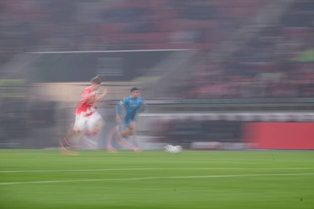 MAINZ, GERMANY - 6 NOVEMBER, 2025: - The football match of UEFA Conference League 1. FSV Mainz 05 vs ACF Fiorentina at Mewa Arena.  Copyright: xVITALIIxKLIUIEVx