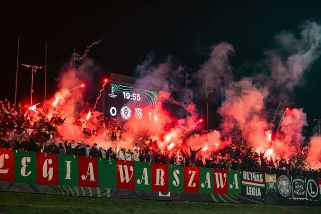 2025.11.06 Celje, Slowenia pilka nozna Liga Konferencji UEFA faza ligowa sezon 2025 2026 NK Celje - Legia Warszawa N z kibice race oprawa Foto Wojciech Dobrzynski Legionisci.com PressFocus 2025.11.06 Celje, Slovenia UEFA Conference League league phase season 2025 2026 NK Celje - Legia Warsaw Credit: Wojciech Dobrzynski Legionisci.com PressFocus NEWSPIX.PL --- newspix.pl 