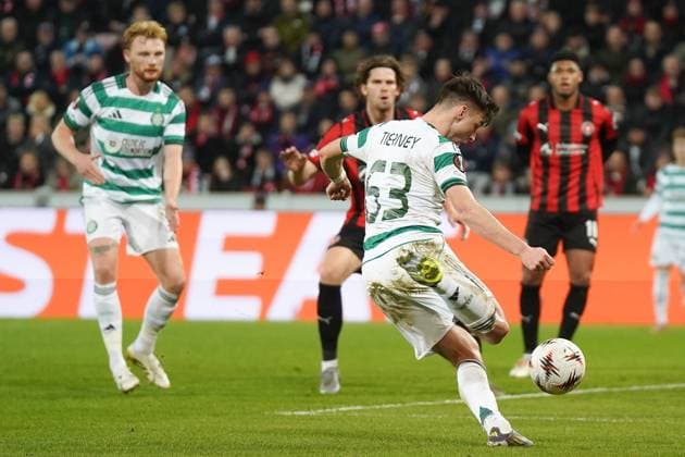 6.11.2025 HERNING PILKA NOZNA LIGA EUROPY UEFA SEZON 2025 2026 FOOTBALL UEFA EUROPA LEAGUE FC MIDTJYLLAND - CELTIC GLASGOW N Z JKIERAN TIERNEY FOT. KAROL POLIT NEWSPIX.PL --- newspix.pl 