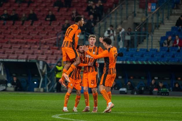 Krakow 06.11.2025. Pilka nozna Liga Konferencji UEFA sezon 2025 2026 kolejka mecz: Szachtar Donieck - Breidablik Kopavogur --- Football UEFA Conference League season 2025 2026 round match: Shakhtar Donieck - Breidablik Kopavogur nz Artem Bondarenko Fot. Szymon Spiraek Arena Akcji NEWSPIX.PL --- newspix.pl 