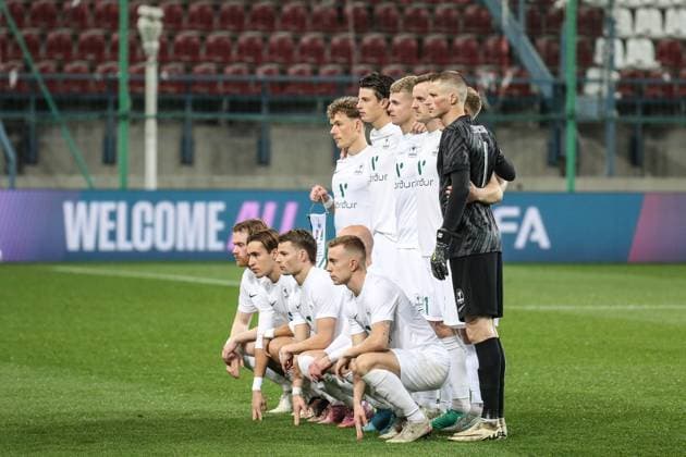 Krakow 06.11.2025. Pilka nozna Liga Konferencji UEFA sezon 2025 2026 kolejka 3 mecz: Szachtar Donieck - Breidablik Kopavogur --- Football UEFA Conference League season 2025 2026 round 3 match: Shakhtar Donetsk - Breidablik Kopavogur nz Breidablik Kopavogur team druzyna Fot. Konrad Swierad Arena Akcji NEWSPIX.PL --- newspix.pl 