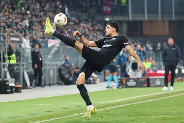 SOCCER - UEFA EL, Sturm vs Nottingham GRAZ,AUSTRIA,06.NOV.25 - SOCCER - UEFA Europa League, SK Sturm Graz vs Nottingham Forest. Image shows Emir Karic (Sturm).  GEPAxpictures xChrisxBauer