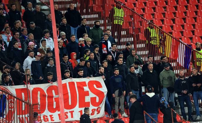 06.11.2025 Belgrade(Serbia) FK Crvena Zvezda(FC Red Star)- LOSC Lille Europa League men s football LOSC Lille fans :