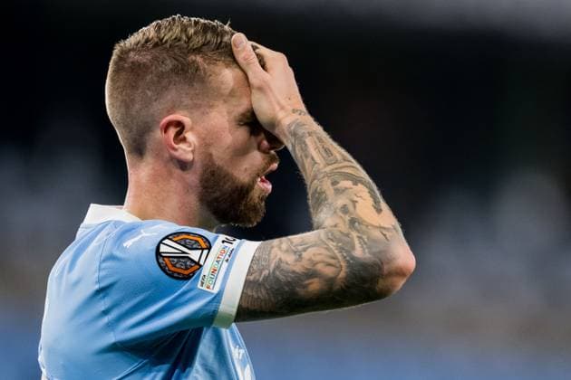 251106 Pontus Jansson of Malmö FF looks dejected after the UEFA Europa League football match between Malmö FF and Panathinaikos on November 6, 2025 in Malmö Photo Petter Arvidson BILDBYRAN kod PA PA1108 fotboll football soccer fotball uefa europa league europa league malmö ff panathinaikos bbeng bbauto depp  Copyright: PETTERxARVIDSON BB251106PA162