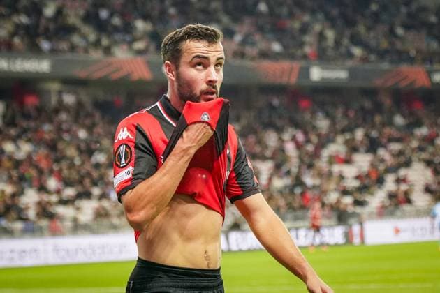 Football, UEFA Europa League 2025 26, Matchday 4 OGC Nice vs SC Freiburg Allianz Riviera Nice, France Charles Vanhoutte OGC Nice, 24 Copyright: xJOERANxSTEINSIEKx
