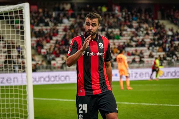 Football, UEFA Europa League 2025 26, Matchday 4 OGC Nice vs SC Freiburg Allianz Riviera Nice, France Charles Vanhoutte OGC Nice, 24 Copyright: xJOERANxSTEINSIEKx