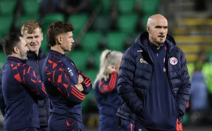 UEFA Europa Conference League Group Phase, Tallaght Stadium, Dublin 6 11 2025 Shelbourne vs Drita Shels head coach Joey O™Brien Joey O™Brien 6 11 2025  Copyright: x INPHO BryanxKeanex CU9I8838