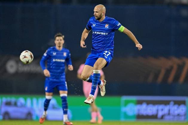 GNK Dinamo v Real Club Celta - UEFA Europa League 2025 26 League Phase MD4 ZAGREB, CROATIA - NOVEMBER 6: Josip Misic of GNK Dinamo in action during the UEFA Europa League 2025 26 League Phase MD4 match between GNK Dinamo and Real Club Celta at Stadion Maksimir on November 6, 2025 in Zagreb, Croatia.  IgorxSoban PIXSELL