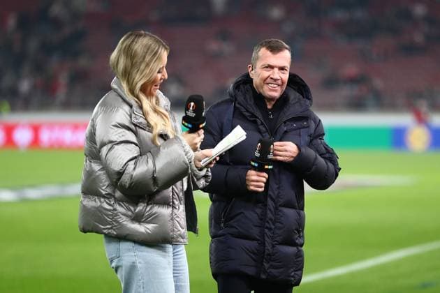 06 11 2025, xmohx, Football UEFA Europa League, VfB Stuttgart Feyernoord Rotterdam v l TV Expert Lothar Matthäus DFL DFB REGULATIONS PROHIBIT ANY USE OF PHOTOGRAPHS as IMAGE SEQUENCES and or QUASI VIDEO Stuttgart