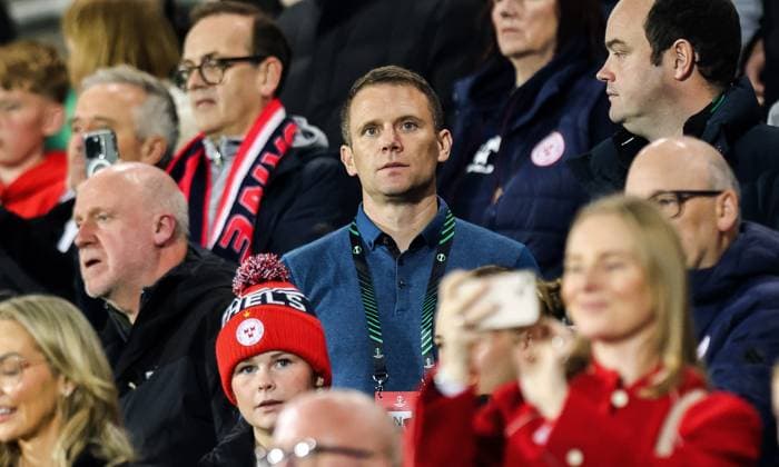 UEFA Europa Conference League Group Phase, Tallaght Stadium, Dublin 6 11 2025 Shelbourne vs Drita Shelbourne CEO Tomas Quinn Tomas Quinn 6 11 2025  Copyright: x INPHO RyanxByrnex RB1_1858
