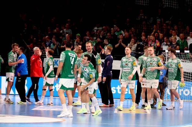 DEU, DHB Pokal, Fuechse Berlin vs Eisenach, 06 11 2025, Max Schmeling Halle, Berlin, DEU, DHB Pokal, Fuechse Berlin vs Eisenach, in the picture Fuechse player circle nordphotoxGmbHx xEngler nph00076