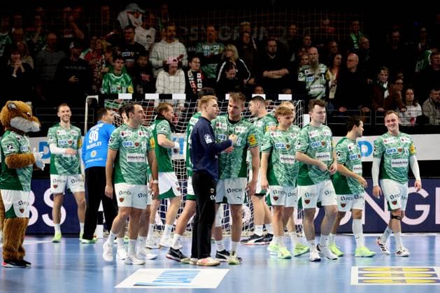 DEU, DHB Pokal, Fuechse Berlin vs Eisenach, 06 11 2025, Max Schmeling Halle, Berlin, DEU, DHB Pokal, Fuechse Berlin vs Eisenach, in the picture Fuechse player circle, nordphotoxGmbHx xEngler nph00076