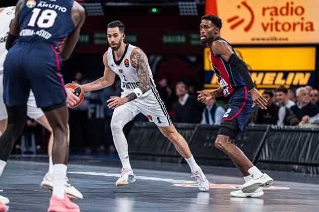 Luca Vildoza Baskonia Vitoria-Gasteiz - Virtus Bologna EuroLeague 2025-26 Parigi 09 10 2025 Foto Ciamillo-Castoria vitoria  Copyright: xMarchix