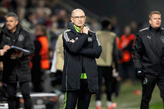 UEFA Europa League FC Midtjylland Celtic FC Celtic s head coach Martin O Neill during the Europa League match between FC Midtjylland and Celtic FC at MCH Arena in Herning on Thursday, November 6, 2025 Photo Bo Amstrup Ritzau Scanpix , Herning Denmark Mors  Copyright: BoxAmrstrupx xRitzauxScanpix BoxAmstrupx spdk20251106-213433-L