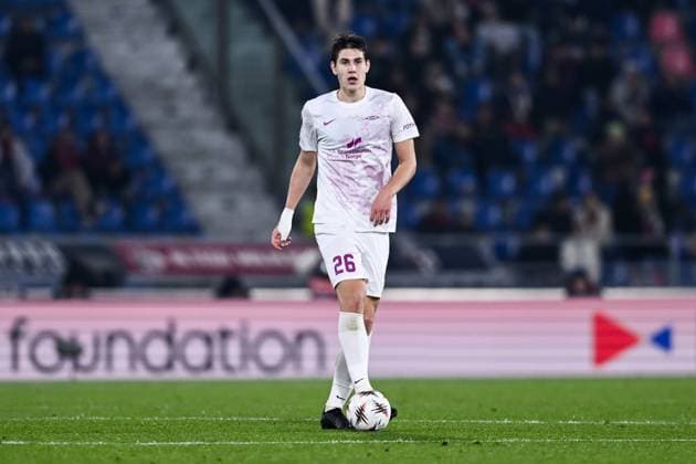 251106 Eivind Helland of Brann during the Europa League football match between Bologna and Brann on November 6, 2025 in Bologna Photo Image Photo BILDBYRAN kod XY XY0083 fotboll football soccer fotball uefa europa league europa league bologna brann bbeng  Copyright: ImagexPhoto BB251106ZZ011