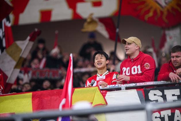 MAINZ, GERMANY - 6 NOVEMBER, 2025: - The football match of UEFA Conference League 1. FSV Mainz 05 vs ACF Fiorentina at Mewa Arena.  Copyright: xVITALIIxKLIUIEVx
