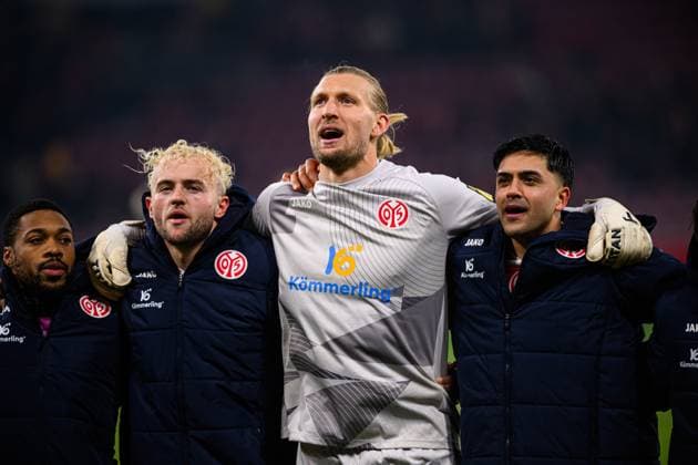 MAINZ, GERMANY - 6 NOVEMBER, 2025: - The football match of UEFA Conference League 1. FSV Mainz 05 vs ACF Fiorentina at Mewa Arena.  Copyright: xVITALIIxKLIUIEVx