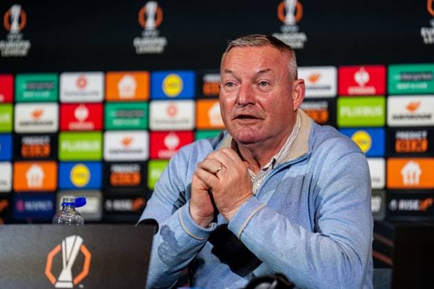 UTRECHT, NETHERLANDS - NOVEMBER 6: FC Utrecht head coach Ron Jans attends a press conference, PK, Pressekonferenz after the UEFA Europa League 2025 26 League Phase MD4 match between FC Utrecht and FC Porto at Stadion Galgenwaard on November 6, 2025 in Utrecht, Netherlands. (Photo by Rene Nijhuis) SPO  Copyright: xRenexNijhuis
