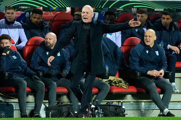 RAYO VALLECANO v KKS LECH POZNAN. UEFA EUROPA CONFERENCE LEAGUE 2025 2026. MATCH 3. KKS Lech Poznan s coach Niels Frederiksen during UEFA Europa Conference League 2025 2026 match 3. November 6,2025. (ALTERPHOTOS Acero) MadridSpain  Copyright: xAcerox