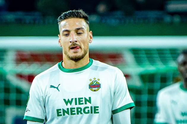 SOCCER - UEFA ECL, Rapid vs Craiova VIENNA,AUSTRIA,06.NOV.25 - SOCCER - UEFA Conference League, SK Rapid Wien vs CS Universitatea Craiova. Image shows the disappointment of Ercan Kara (Rapid).  GEPAxpictures xKevinxHackner