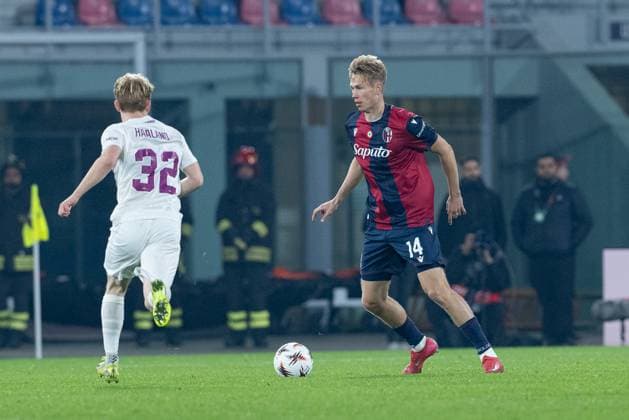 Foto IPP Damiano Fiorentini Bologna 06 11 2025 Calcio Europa League 2025-2026 partita: Bologna-SK Brann nella foto: Torbjørn Heggem in azione Italy Photo Press World Copyright italy ITALY  Copyright: xR4924_italyphotopressx