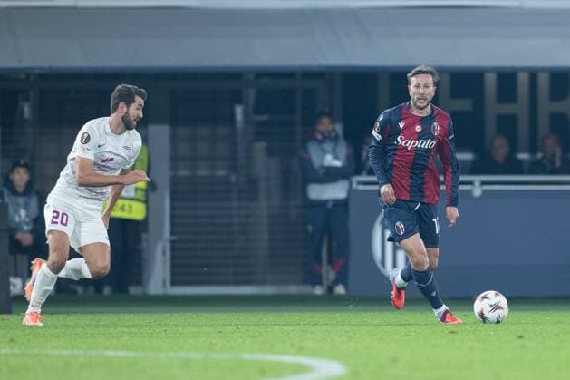 Foto IPP Damiano Fiorentini Bologna 06 11 2025 Calcio Europa League 2025-2026 partita: Bologna-SK Brann nella foto: Federico Bernardeschi in azione Italy Photo Press World Copyright italy ITALY  Copyright: xR4924_italyphotopressx